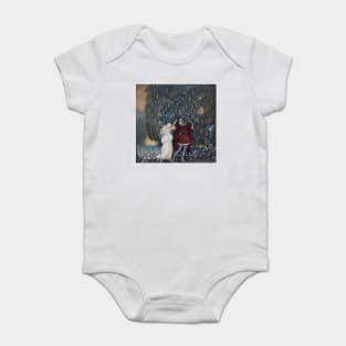 Lena dances with the knight by John Bauer 1915 Baby Bodysuit